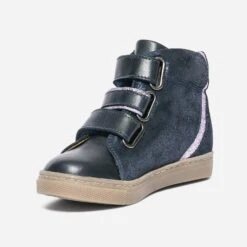 Boots BUGGY Bleu Marine En Cuir à Scratchs -Caprices Chaussures Boutique WWWERM 10121880001 2