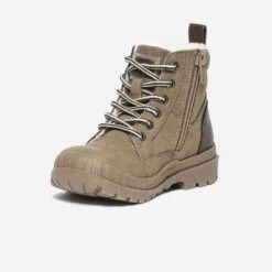 Boots à Lacet BUGGY Taupe Suédé Fourré -Caprices Chaussures Boutique WWWERM 10122010069 2