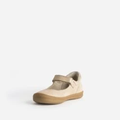 Babies Beige En Cuir Irisé à Scratch -Caprices Chaussures Boutique WWWERM 10123400011 2