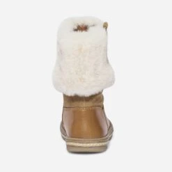 Botte Camel En Cuir à Revers Fourré -Caprices Chaussures Boutique WWWERM 10123810043 3