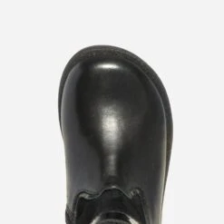 Botte Noire Bi Matière à Boucle Vernie -Caprices Chaussures Boutique WWWERM 10123810052 4