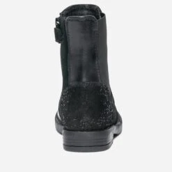 Boots Noir En Cuir Et Cuir Velours -Caprices Chaussures Boutique WWWERM 10123820090 3