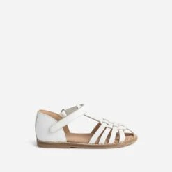 Sandale BUGGY Blanche En Cuir