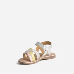 Sandale BUGGY Iridescente, Jaune Et Rose à Scratch -Caprices Chaussures Boutique WWWERM 10123830014 2