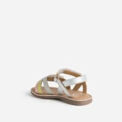 Sandale BUGGY Iridescente, Jaune Et Rose à Scratch -Caprices Chaussures Boutique WWWERM 10123830014 3