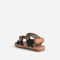 Sandale BUGGY Marine, Marron Et Orange En Cuir 10 Sandale BUGGY Marine, Marron Et Orange En Cuir -Caprices Chaussures Boutique WWWERM 10123830020 3