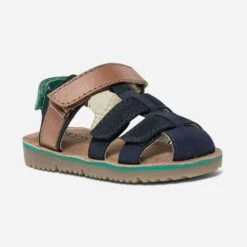 Sandale Marine, Camel Et Vert Bi Matière à Scratchs 8 Sandale Marine, Camel Et Vert Bi Matière à Scratchs -Caprices Chaussures Boutique WWWERM 10123830194 1