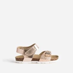 Sandale Anatomique BUGGY Rose Cuivré En Cuir