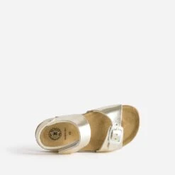 Sandale Anatomique BUGGY Dorée En Cuir -Caprices Chaussures Boutique WWWERM 10123830206 4