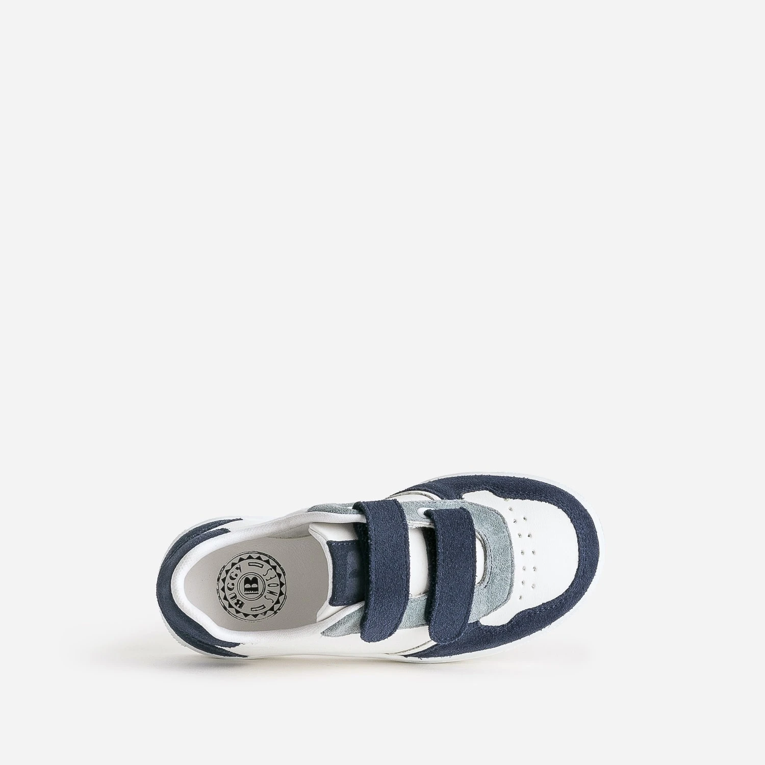 Tennis BUGGY Blanche, Marine, Bleu Grisé 7 Tennis BUGGY Blanche, Marine, Bleu Grisé – Image 5