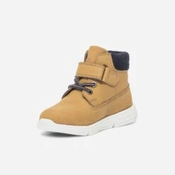 Boots Jaune En Cuir Et Velours Marine -Caprices Chaussures Boutique WWWERM 10124320056 2