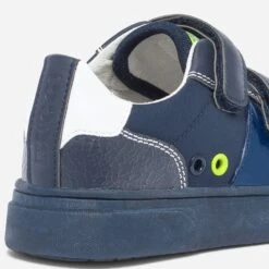 Tennis BUGGY Bleu Marine Et Jaune Fluo -Caprices Chaussures Boutique WWWERM 10124320060 5