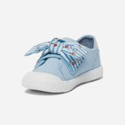 Tennis BUGGY Bleu Ciel Maxi Nœud Sur Scratch 10 Tennis BUGGY Bleu Ciel Maxi Nœud Sur Scratch -Caprices Chaussures Boutique WWWERM 10124330052 2