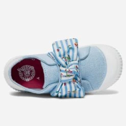 Tennis BUGGY Bleu Ciel Maxi Nœud Sur Scratch 12 Tennis BUGGY Bleu Ciel Maxi Nœud Sur Scratch -Caprices Chaussures Boutique WWWERM 10124330052 4
