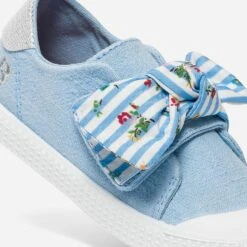 Tennis BUGGY Bleu Ciel Maxi Nœud Sur Scratch 13 Tennis BUGGY Bleu Ciel Maxi Nœud Sur Scratch -Caprices Chaussures Boutique WWWERM 10124330052 5