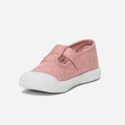 Tennis Salomé BUGGY Rose En Toile Brodée -Caprices Chaussures Boutique WWWERM 10124330054 2