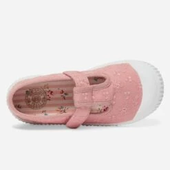 Tennis Salomé BUGGY Rose En Toile Brodée -Caprices Chaussures Boutique WWWERM 10124330054 4