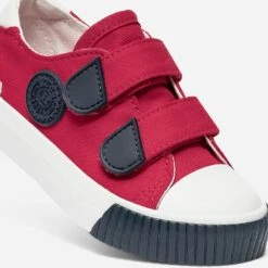 Tennis BUGGY Rouge En Toile à Scratchs -Caprices Chaussures Boutique WWWERM 10124330057 5
