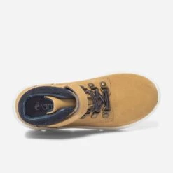 Boots Jaune En Cuir Et Velours Marine 12 Boots Jaune En Cuir Et Velours Marine -Caprices Chaussures Boutique WWWERM 10132010067 4