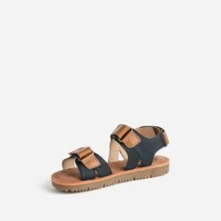 Sandale BUGGY Marine, Marron, Orange En Cuir -Caprices Chaussures Boutique WWWERM 10133830002 2