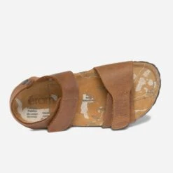 Sandale Anatomique Marron En Cuir à Scratchs -Caprices Chaussures Boutique WWWERM 10133830039 3