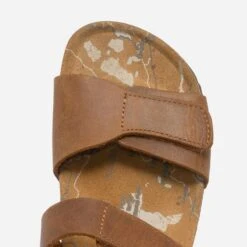 Sandale Anatomique Marron En Cuir à Scratchs -Caprices Chaussures Boutique WWWERM 10133830039 4