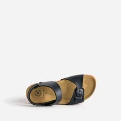 Sandale Anatomique Marine Cuir Semelle Orange -Caprices Chaussures Boutique WWWERM 10133830041 4