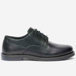 Derby Noir éco-conçu En Cuir