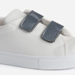 Tennis BUGGY Blanche à Scratchs Marine -Caprices Chaussures Boutique WWWERM 10134320045 5