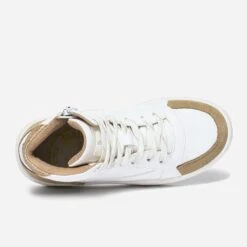 Basket BUGGY Blanche Bords Marron 12 Basket BUGGY Blanche Bords Marron -Caprices Chaussures Boutique WWWERM 10141880000 4