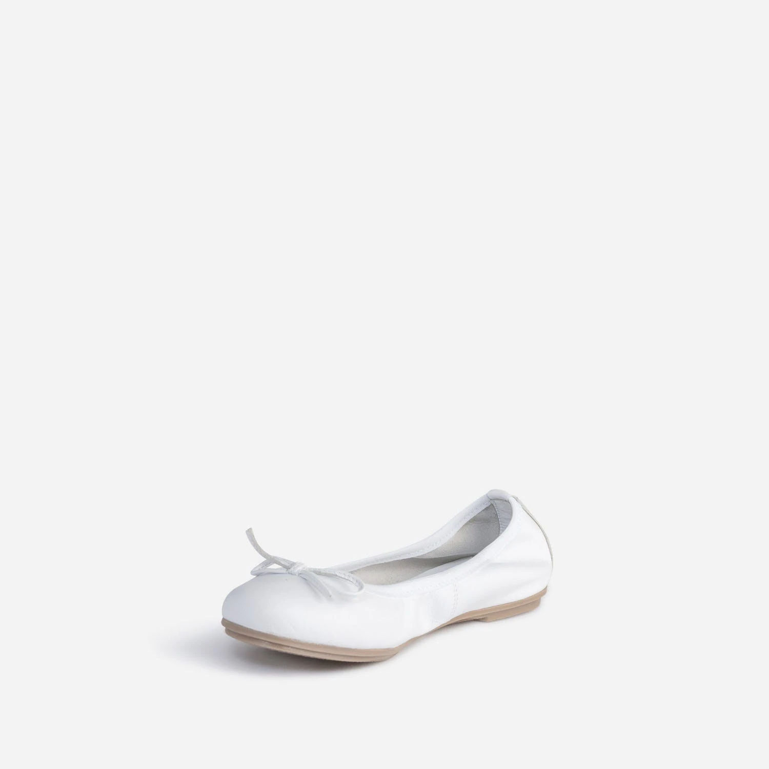 Ballerine BUGGY Blanche En Cuir 5 Ballerine BUGGY Blanche En Cuir – Image 3