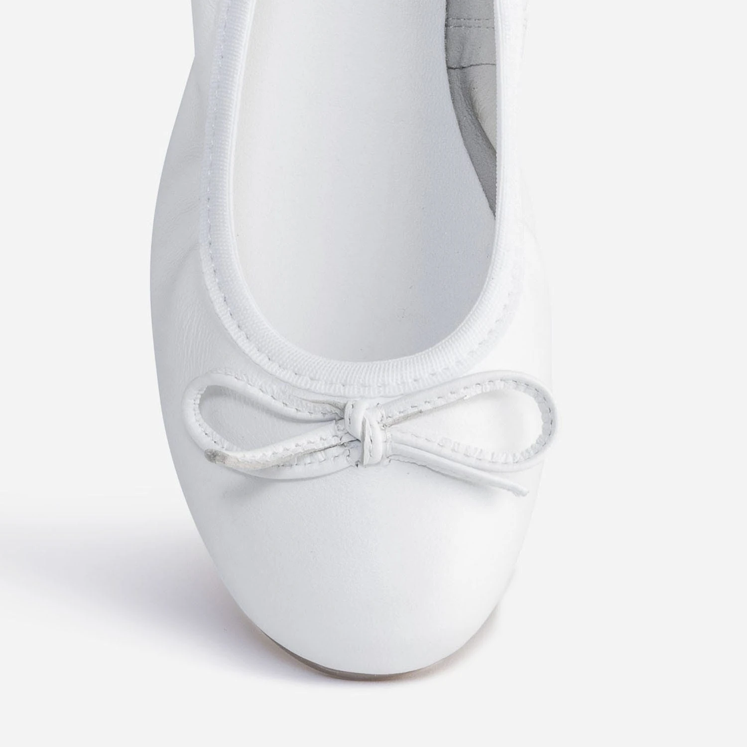 Ballerine BUGGY Blanche En Cuir 8 Ballerine BUGGY Blanche En Cuir – Image 6