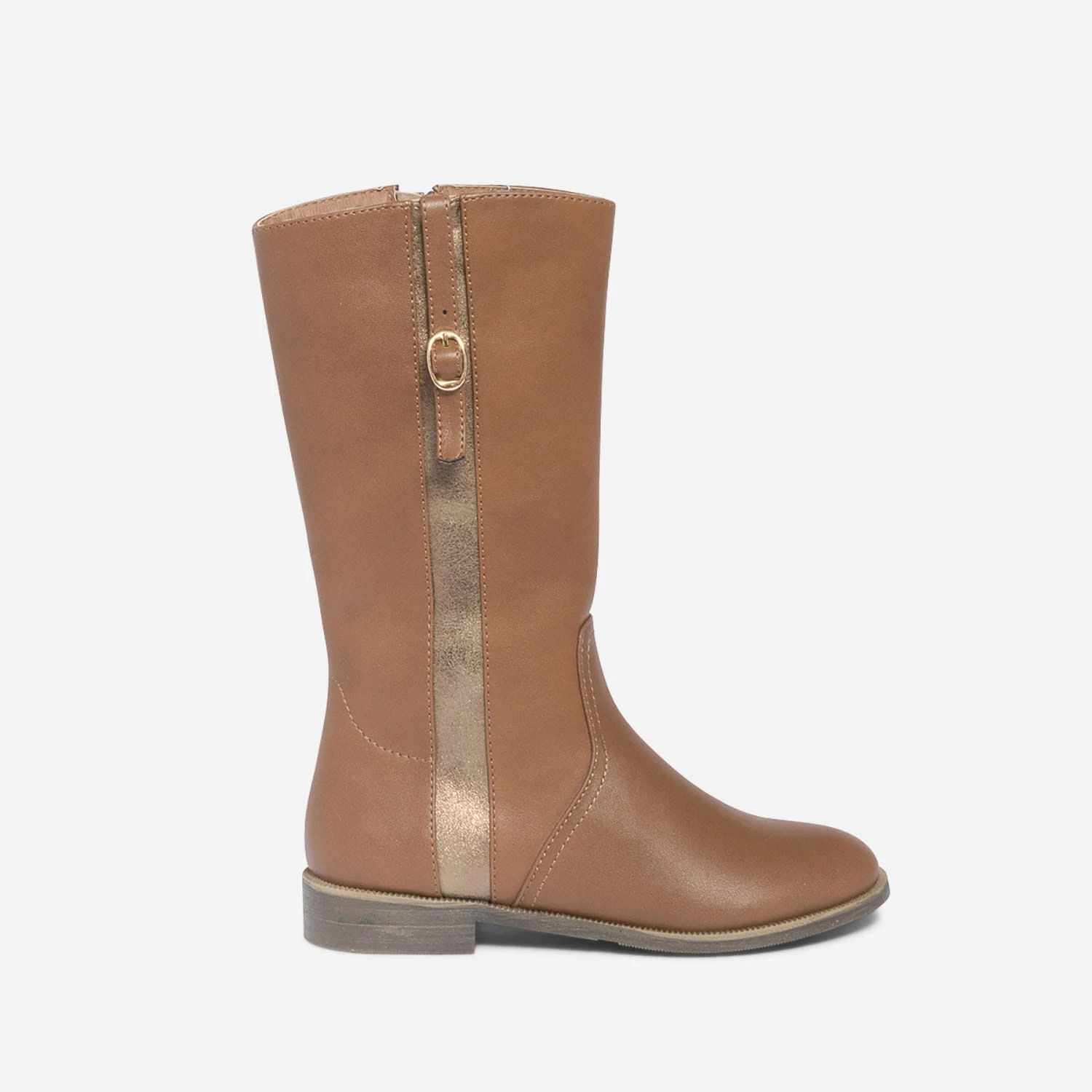 Botte Marron Avec Bande Pailletée 3 Botte Marron Avec Bande Pailletée