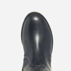 Botte Marine En Cuir Avec Détails Métallisés -Caprices Chaussures Boutique WWWERM 10143810072 4