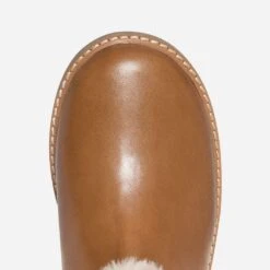 Boots Camel En Cuir Avec Empiècement Amovible -Caprices Chaussures Boutique WWWERM 10143820000 4