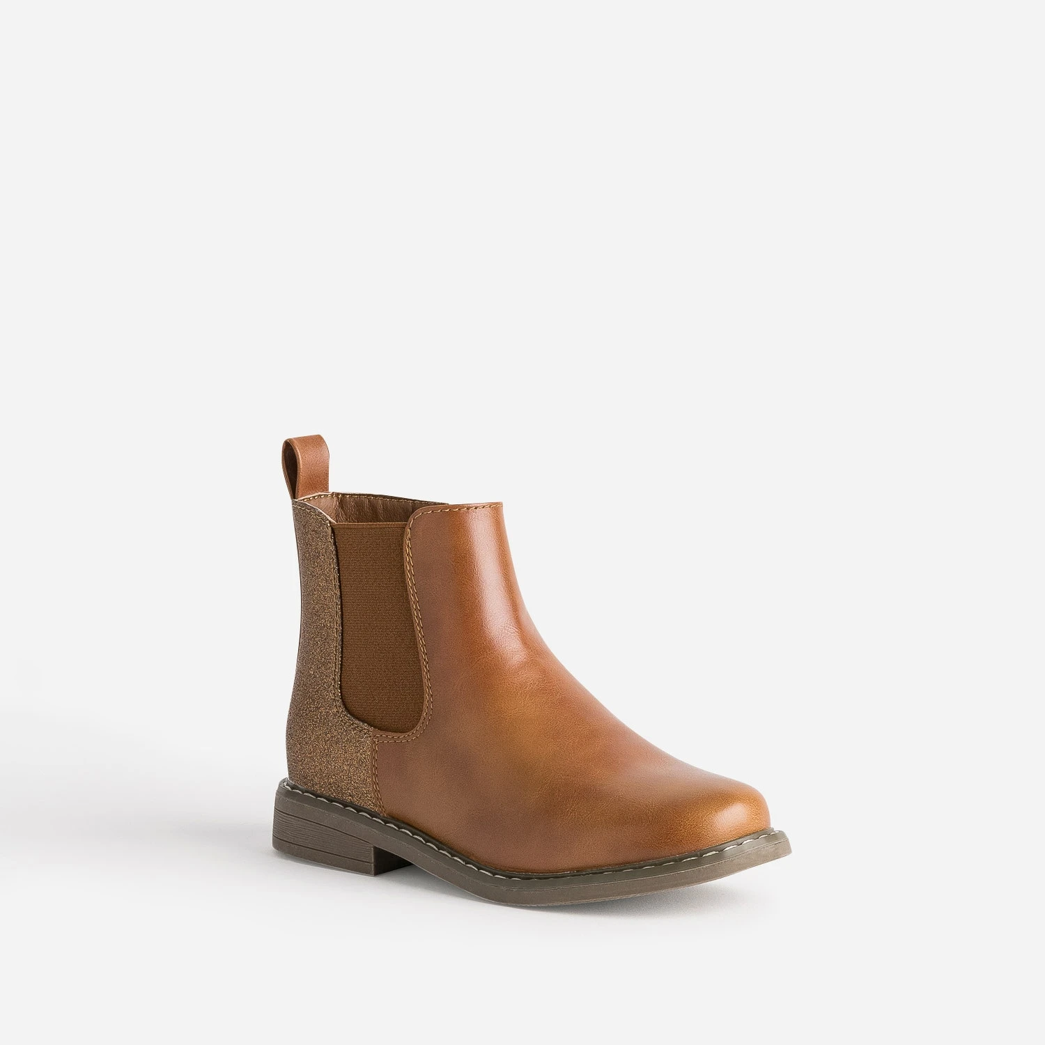 Chelsea Boots BUGGY Camel Détails Pailletés 4 Chelsea Boots BUGGY Camel Détails Pailletés – Image 2