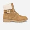 Boots à Lacet Camel Fourré -Caprices Chaussures Boutique WWWERM 10143820174 0