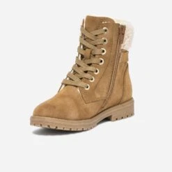 Boots à Lacet Camel Fourré -Caprices Chaussures Boutique WWWERM 10143820174 2