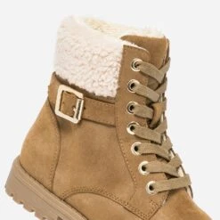 Boots à Lacet Camel Fourré -Caprices Chaussures Boutique WWWERM 10143820174 5