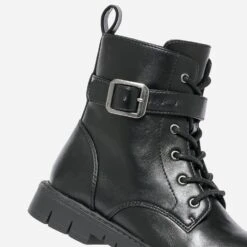 Bottine Noire Avec Bride -Caprices Chaussures Boutique WWWERM 10143820175 5