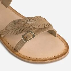 Sandale BUGGY Marron En Cuir Velours Avec Plumes 13 Sandale BUGGY Marron En Cuir Velours Avec Plumes -Caprices Chaussures Boutique WWWERM 10143830008 5
