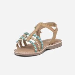 Sandale Camel En Cuir à Brides Tressées 9 Sandale Camel En Cuir à Brides Tressées -Caprices Chaussures Boutique WWWERM 10143830009 2