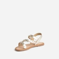 Sandale BUGGY Dorée En Cuir -Caprices Chaussures Boutique WWWERM 10143830015 2