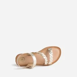 Sandale BUGGY Dorée En Cuir -Caprices Chaussures Boutique WWWERM 10143830015 4