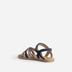 Sandale BUGGY Marine Cuir Velours -Caprices Chaussures Boutique WWWERM 10143830043 3