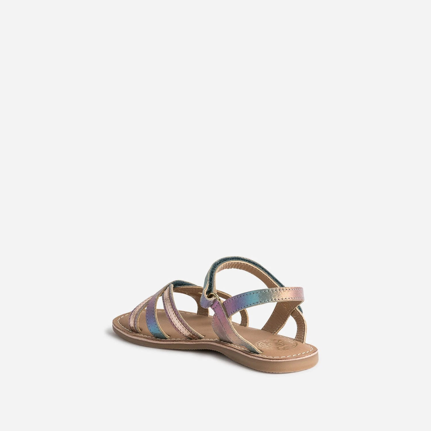 Sandale BUGGY Multicolore Cuir Irisé 6 Sandale BUGGY Multicolore Cuir Irisé – Image 4