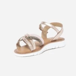 Sandale Rose Cuivré En Cuir Avec Semelle Crantée -Caprices Chaussures Boutique WWWERM 10143830209 2