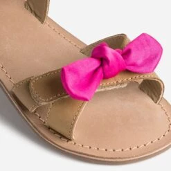 Sandale BUGGY Camel En Cuir Avec 3 Nœuds Amovibles -Caprices Chaussures Boutique WWWERM 10143830212 7