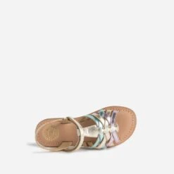 Sandale BUGGY Dorée, Verte Et Parme En Cuir Métallisé 11 Sandale BUGGY Dorée, Verte Et Parme En Cuir Métallisé -Caprices Chaussures Boutique WWWERM 10143830213 4