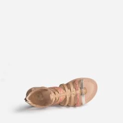 Sandale Spartiate BUGGY Beige Broderies Raphia -Caprices Chaussures Boutique WWWERM 10143830219 4